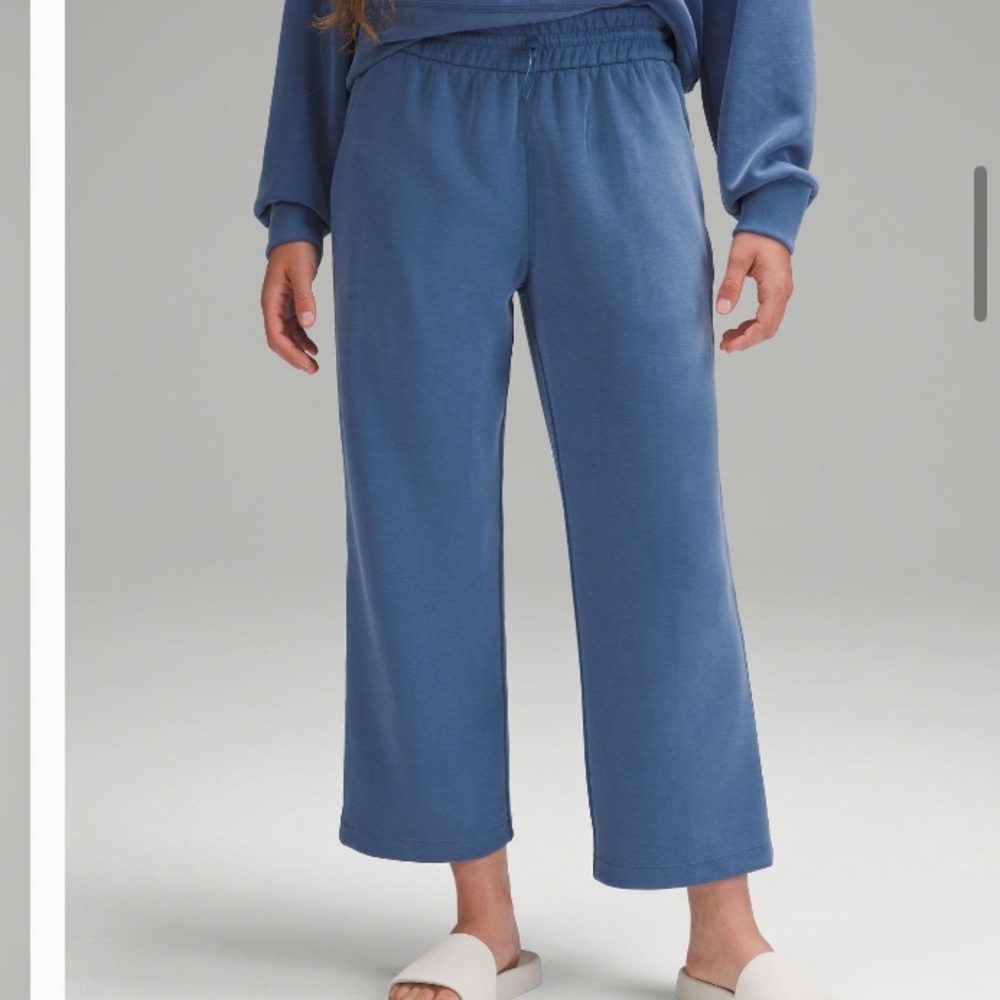 lululemon athletica Blue Wide-Leg Lounge Pants